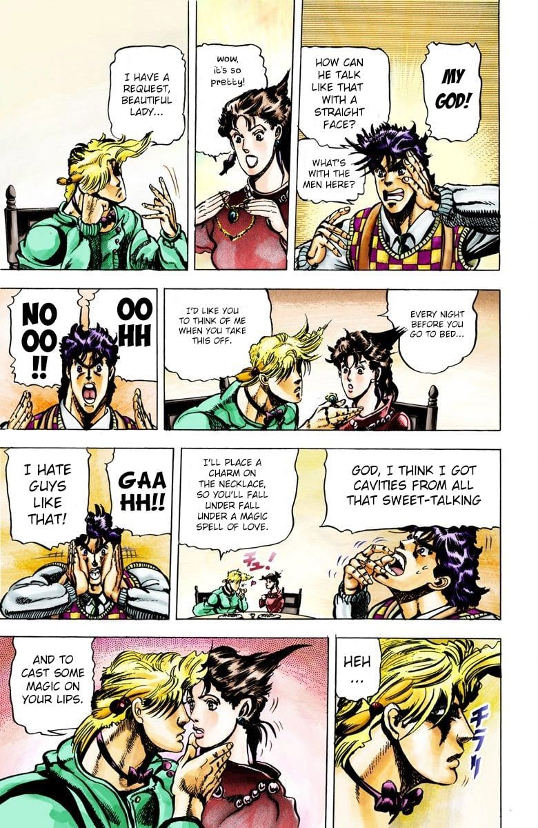 Read JoJo's Bizarre Adventure Part 2 Battle Tendency Official Colored Manga Online