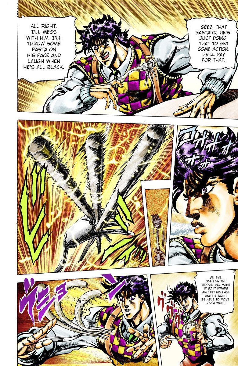 Read JoJo's Bizarre Adventure Part 2 Battle Tendency Official Colored Manga Online