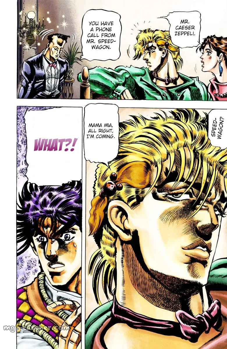 Read JoJo's Bizarre Adventure Part 2 Battle Tendency Official Colored Manga Online