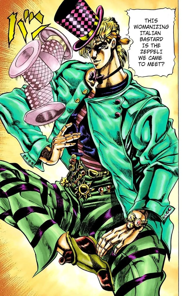 Read JoJo's Bizarre Adventure Part 2 Battle Tendency Official Colored Manga Online