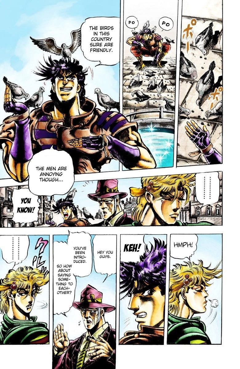 Read JoJo's Bizarre Adventure Part 2 Battle Tendency Official Colored Manga Online