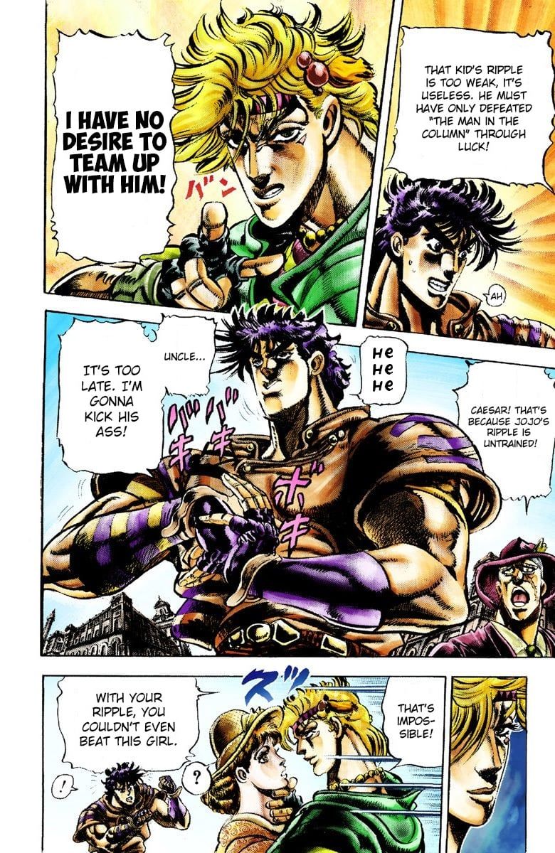 Read JoJo's Bizarre Adventure Part 2 Battle Tendency Official Colored Manga Online