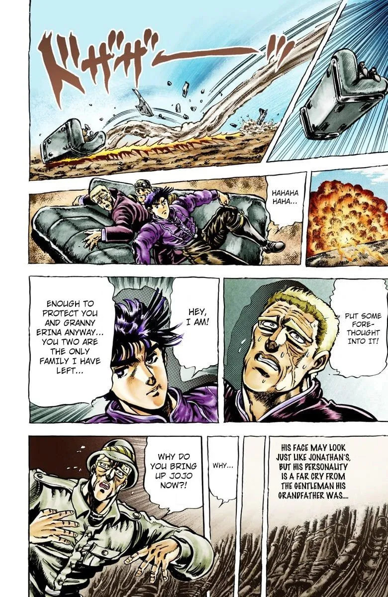 Read JoJo's Bizarre Adventure Part 2 Battle Tendency Official Colored Manga Online