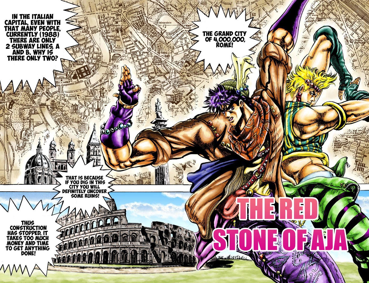 Read JoJo's Bizarre Adventure Part 2 Battle Tendency Official Colored Manga Online