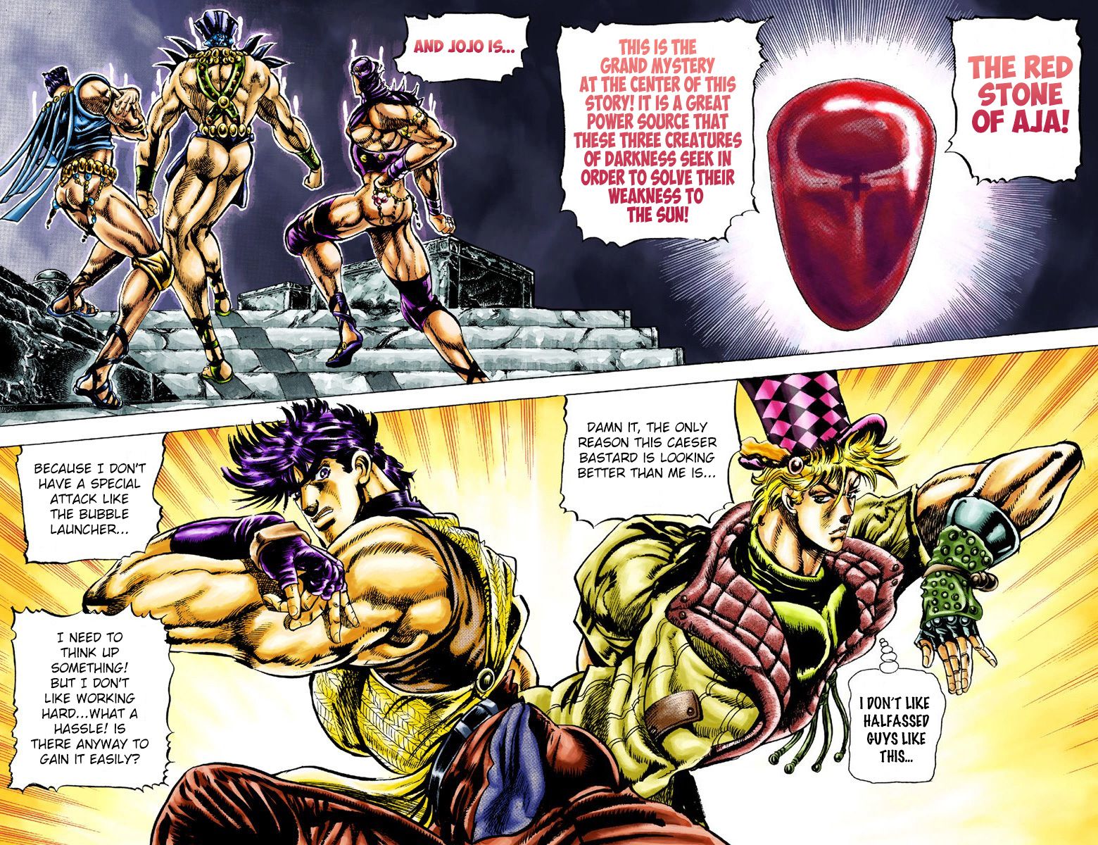 Read JoJo's Bizarre Adventure Part 2 Battle Tendency Official Colored Manga Online