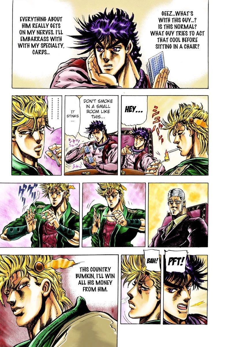 Read JoJo's Bizarre Adventure Part 2 Battle Tendency Official Colored Manga Online
