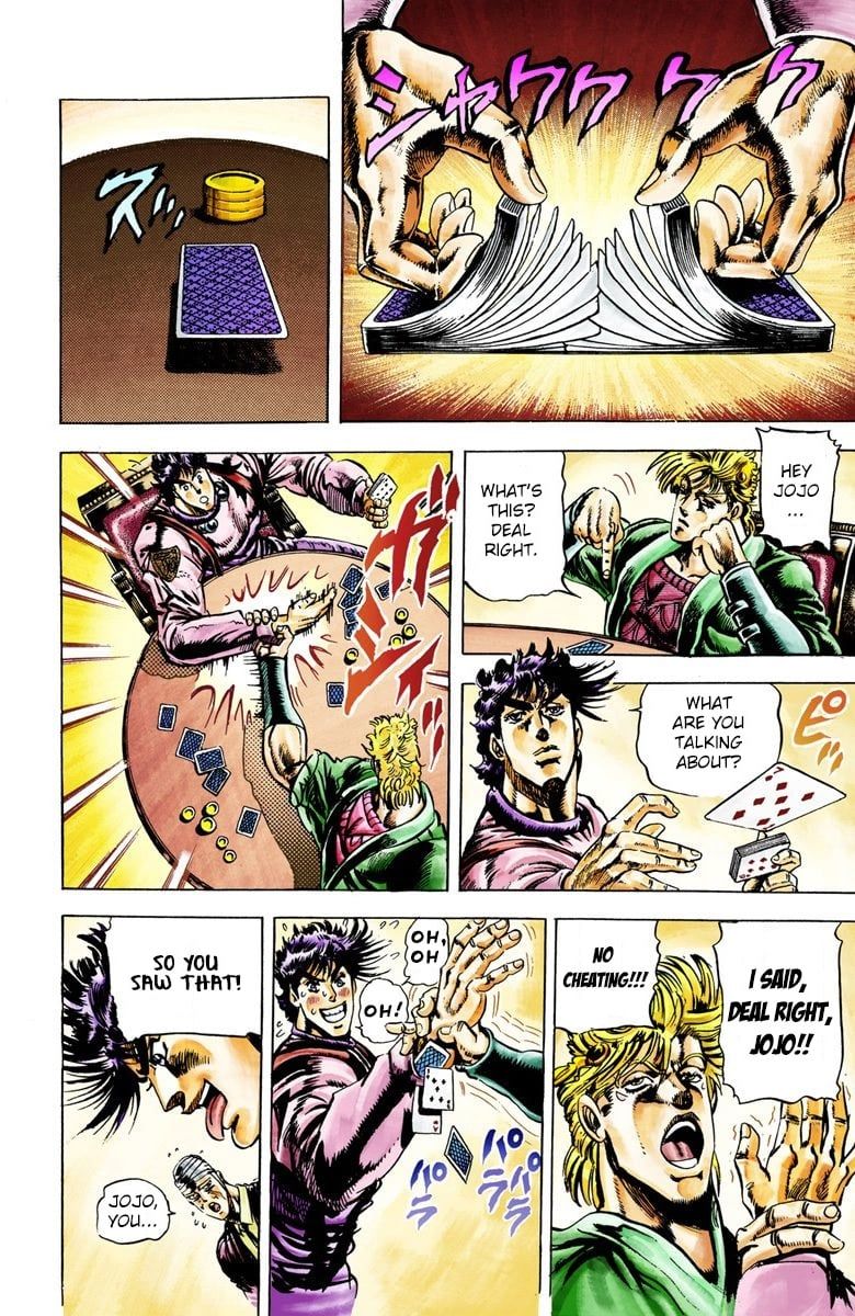 Read JoJo's Bizarre Adventure Part 2 Battle Tendency Official Colored Manga Online