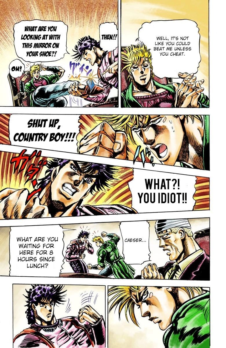Read JoJo's Bizarre Adventure Part 2 Battle Tendency Official Colored Manga Online