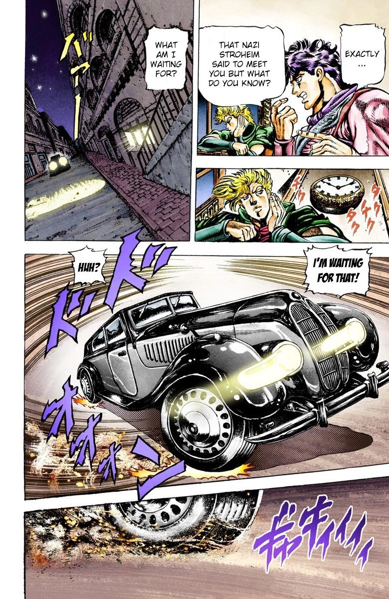 Read JoJo's Bizarre Adventure Part 2 Battle Tendency Official Colored Manga Online
