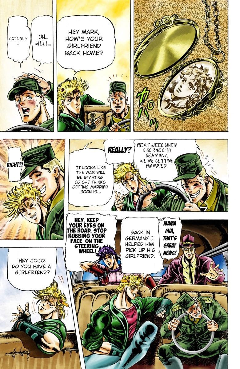 Read JoJo's Bizarre Adventure Part 2 Battle Tendency Official Colored Manga Online