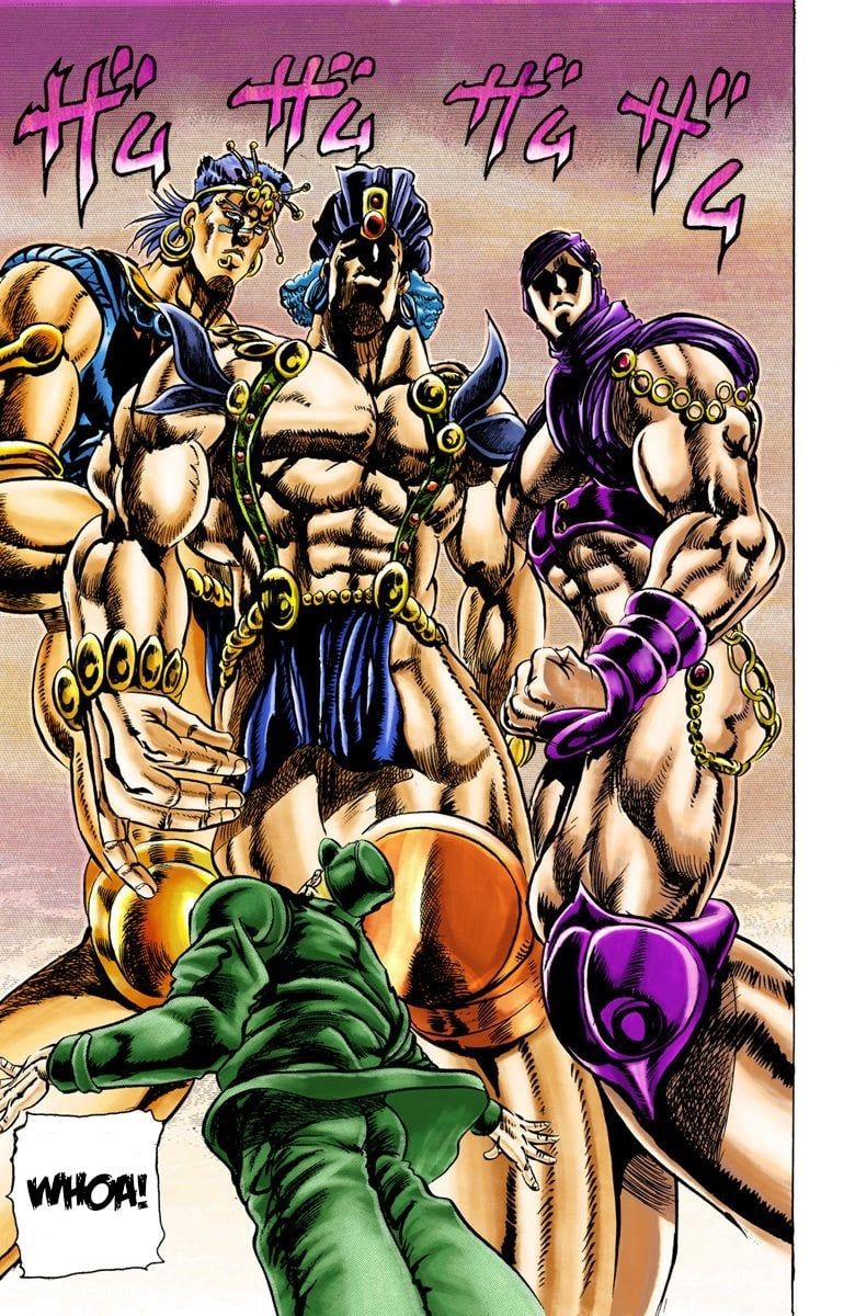 Read JoJo's Bizarre Adventure Part 2 Battle Tendency Official Colored Manga Online