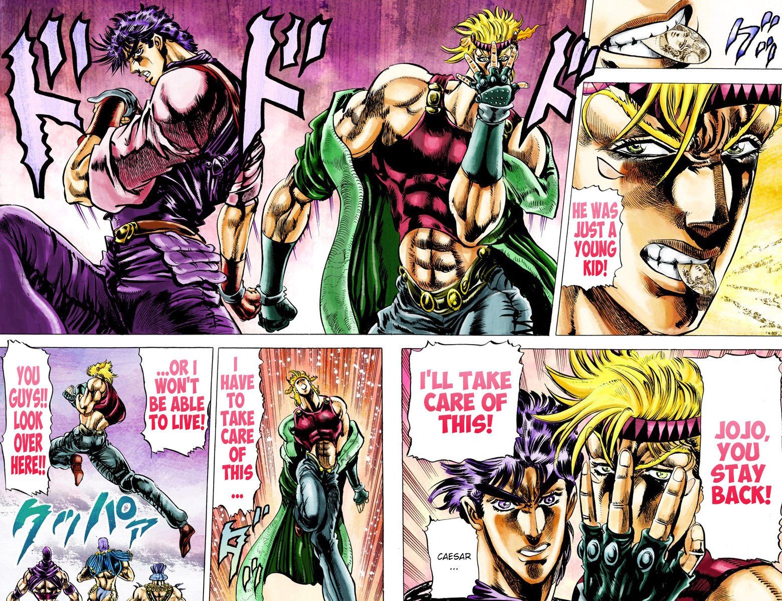 Read JoJo's Bizarre Adventure Part 2 Battle Tendency Official Colored Manga Online