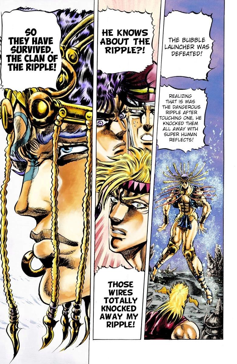 Read JoJo's Bizarre Adventure Part 2 Battle Tendency Official Colored Manga Online
