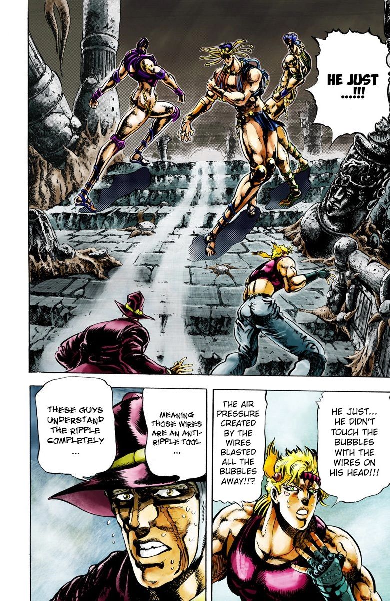Read JoJo's Bizarre Adventure Part 2 Battle Tendency Official Colored Manga Online