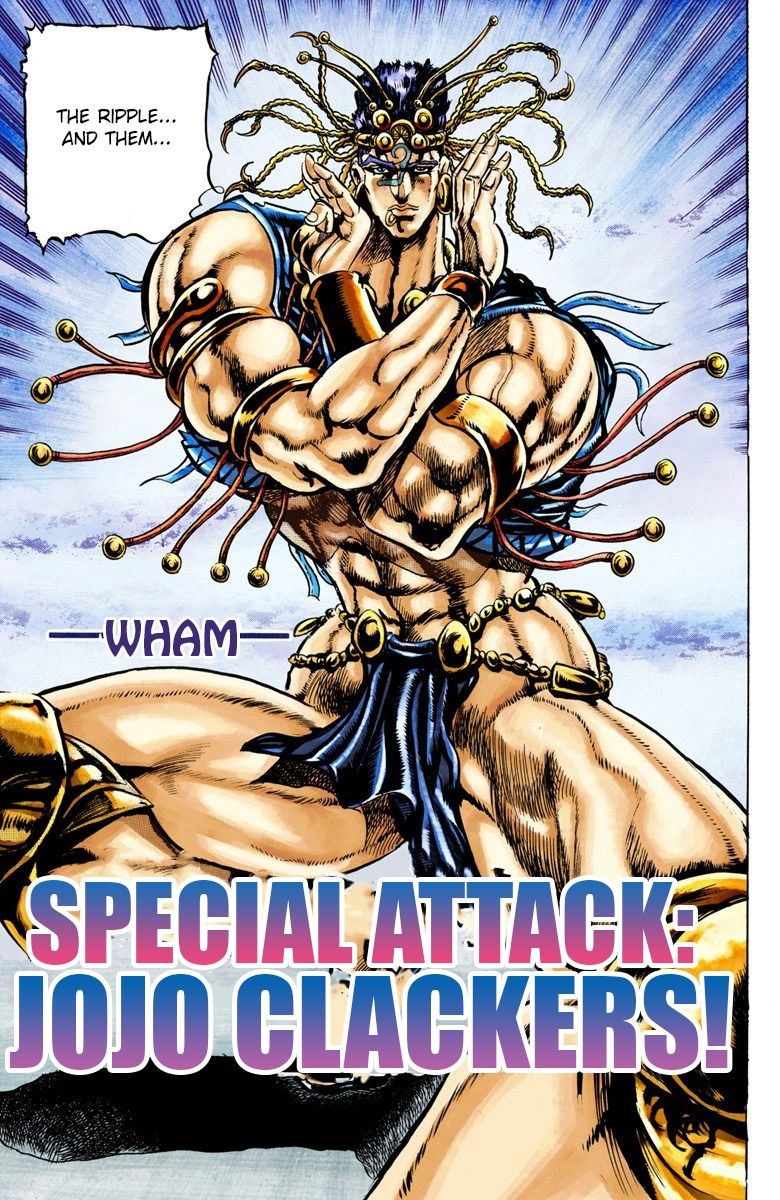 Read JoJo's Bizarre Adventure Part 2 Battle Tendency Official Colored Manga Online