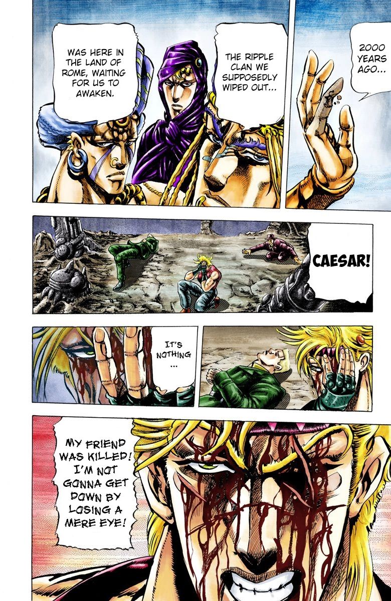 Read JoJo's Bizarre Adventure Part 2 Battle Tendency Official Colored Manga Online