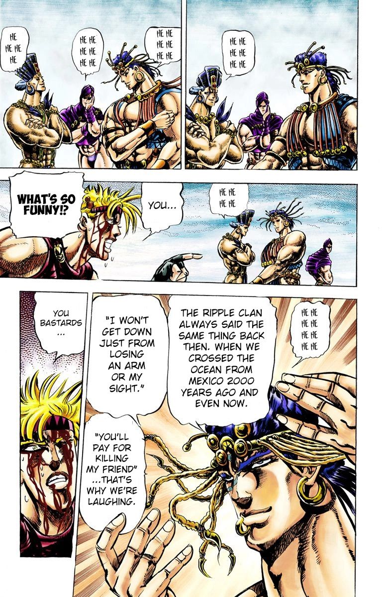 Read JoJo's Bizarre Adventure Part 2 Battle Tendency Official Colored Manga Online