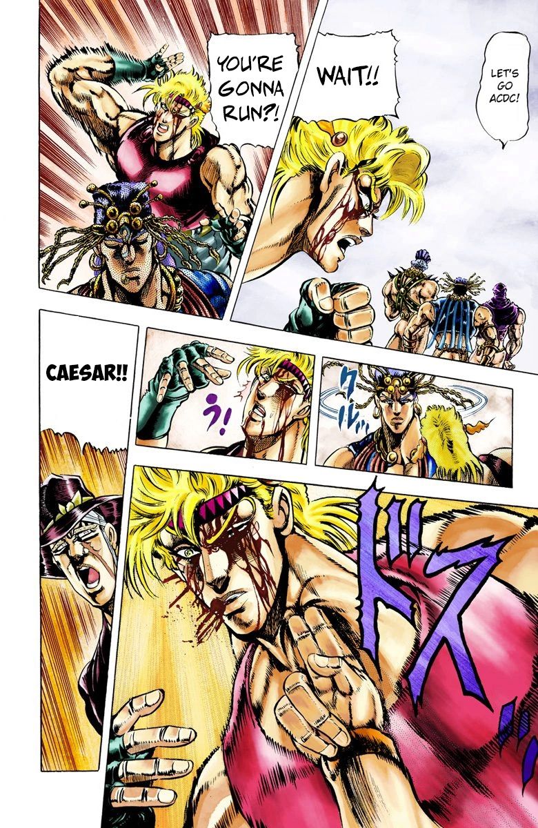 Read JoJo's Bizarre Adventure Part 2 Battle Tendency Official Colored Manga Online