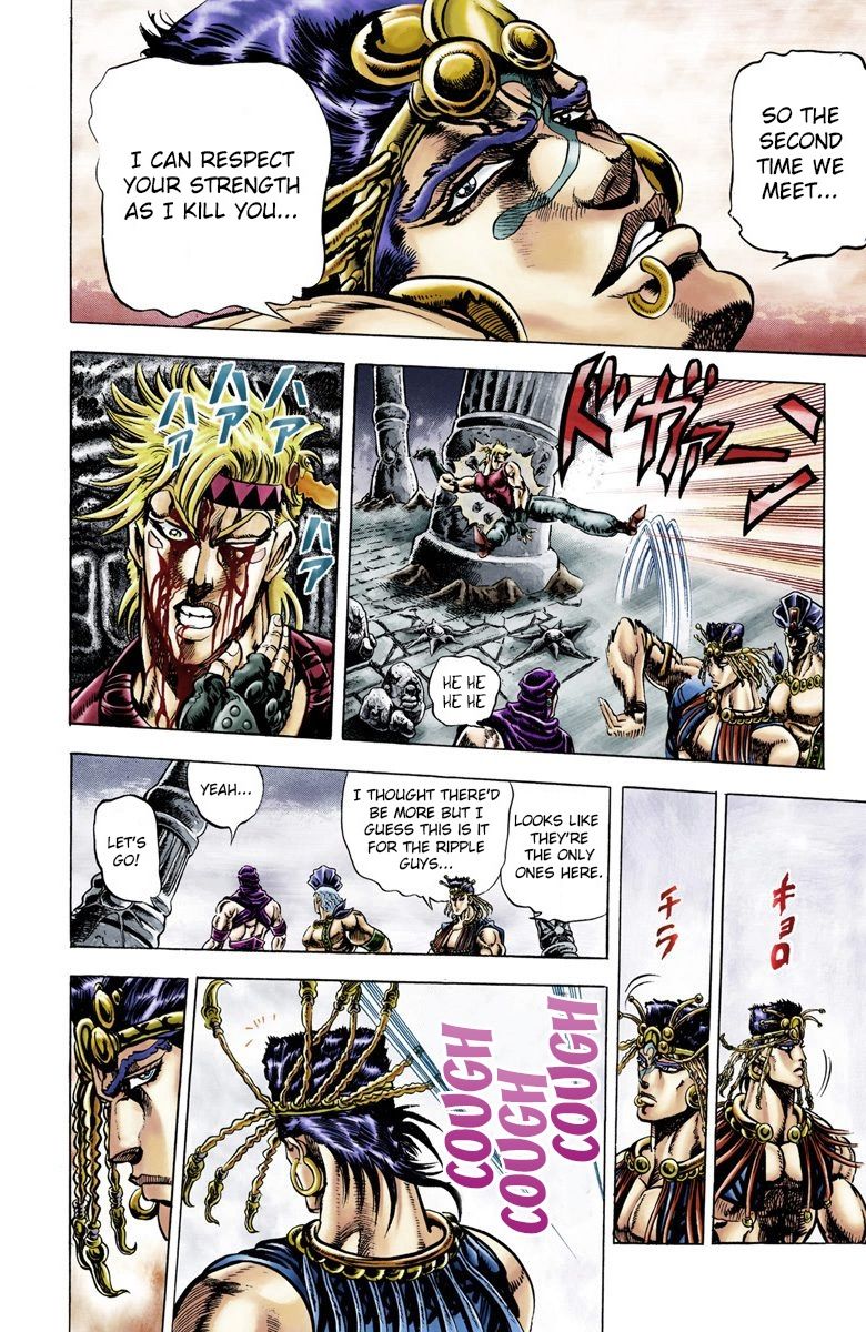 Read JoJo's Bizarre Adventure Part 2 Battle Tendency Official Colored Manga Online