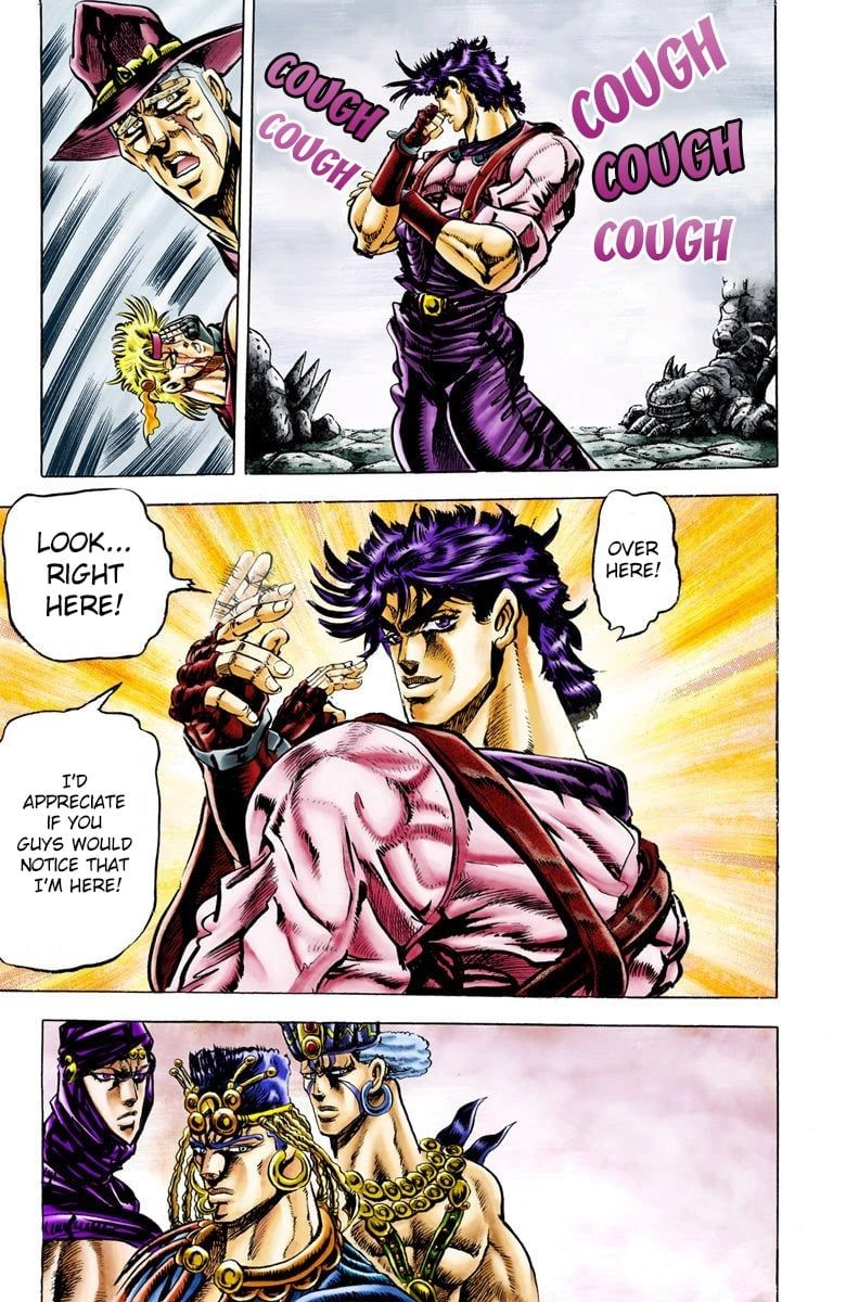 Read JoJo's Bizarre Adventure Part 2 Battle Tendency Official Colored Manga Online