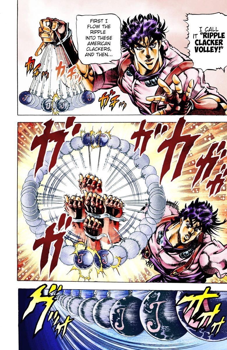 Read JoJo's Bizarre Adventure Part 2 Battle Tendency Official Colored Manga Online