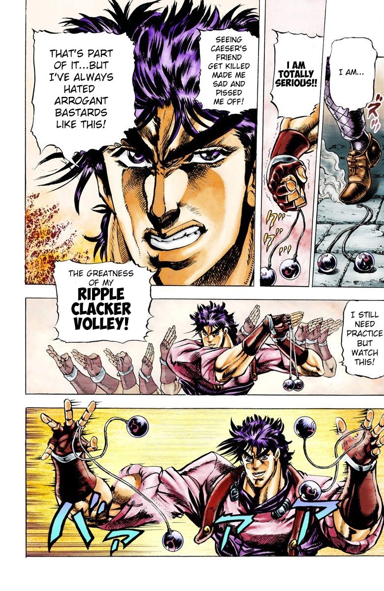 Read JoJo's Bizarre Adventure Part 2 Battle Tendency Official Colored Manga Online