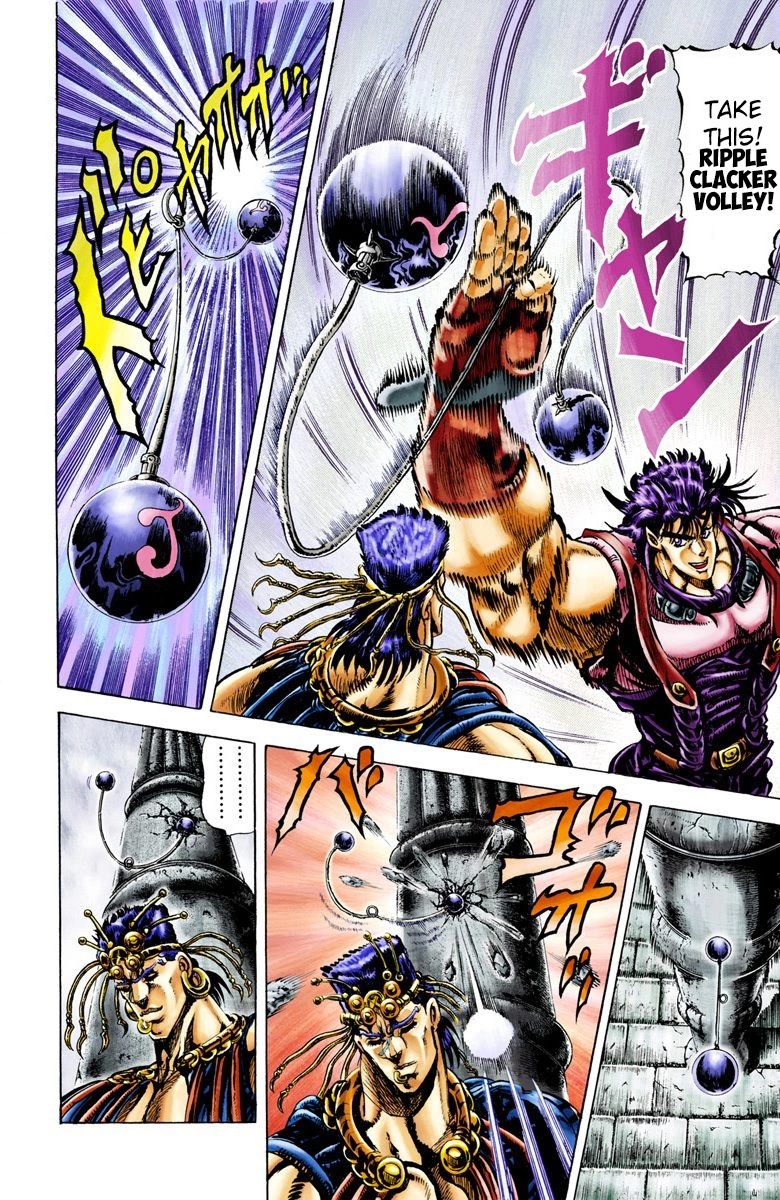 Read JoJo's Bizarre Adventure Part 2 Battle Tendency Official Colored Manga Online