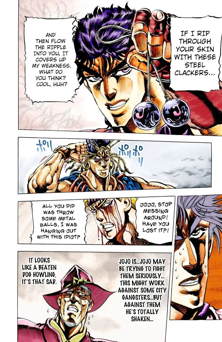 Read JoJo's Bizarre Adventure Part 2 Battle Tendency Official Colored Manga Online