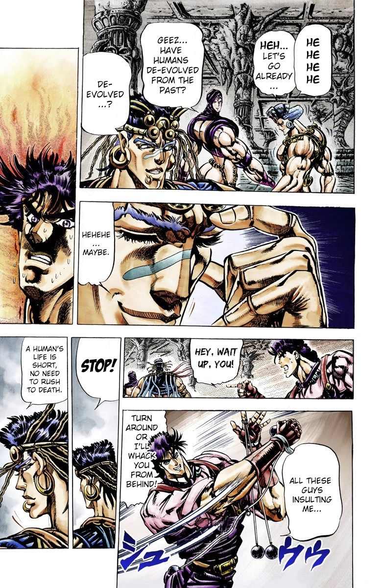 Read JoJo's Bizarre Adventure Part 2 Battle Tendency Official Colored Manga Online