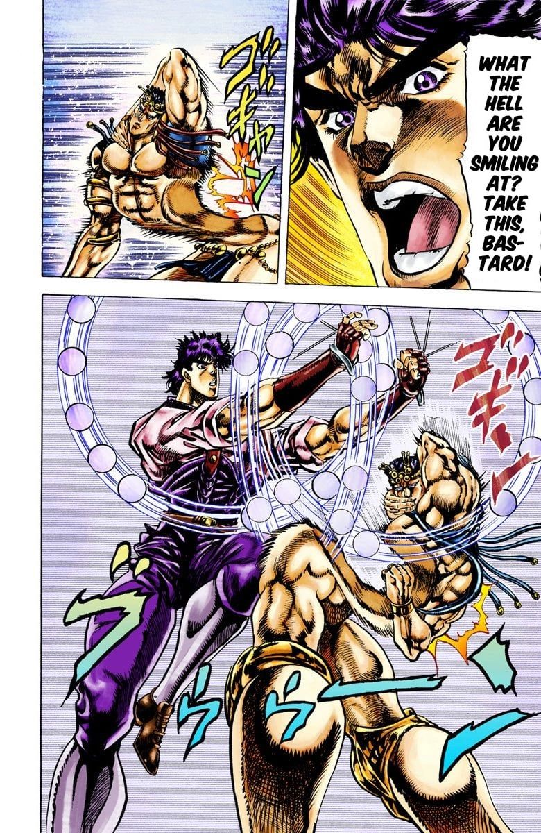 Read JoJo's Bizarre Adventure Part 2 Battle Tendency Official Colored Manga Online