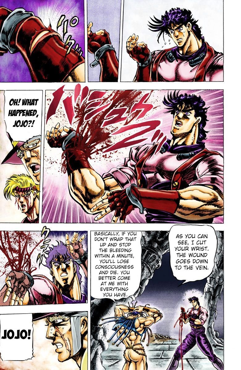 Read JoJo's Bizarre Adventure Part 2 Battle Tendency Official Colored Manga Online