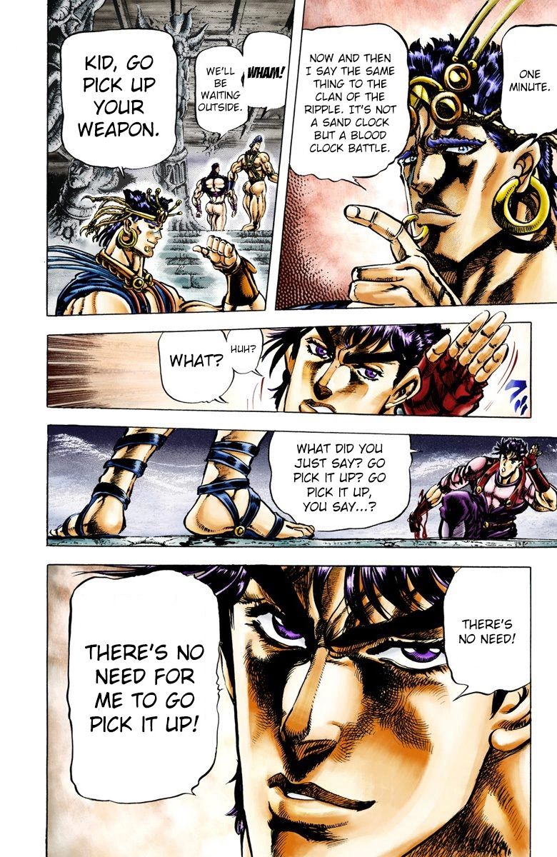 Read JoJo's Bizarre Adventure Part 2 Battle Tendency Official Colored Manga Online