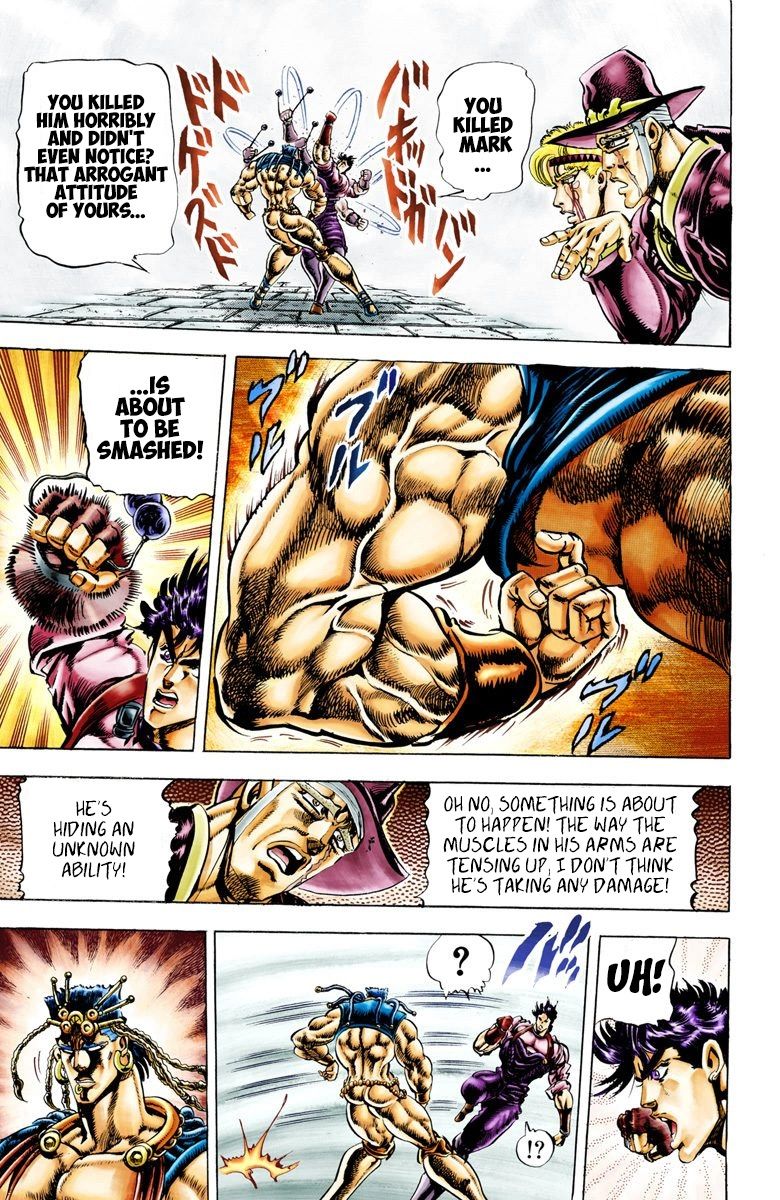 Read JoJo's Bizarre Adventure Part 2 Battle Tendency Official Colored Manga Online