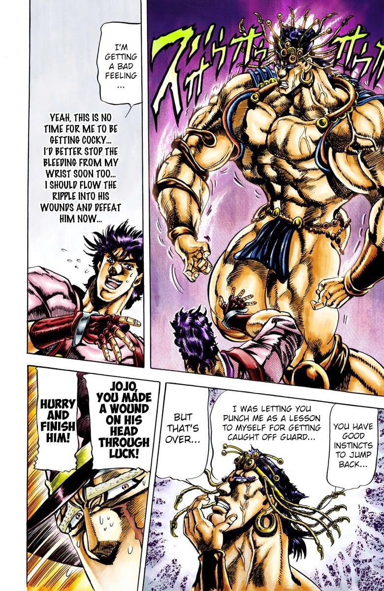 Read JoJo's Bizarre Adventure Part 2 Battle Tendency Official Colored Manga Online