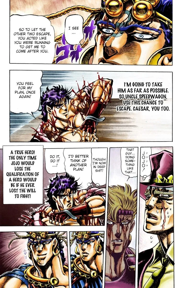 Read JoJo's Bizarre Adventure Part 2 Battle Tendency Official Colored Manga Online