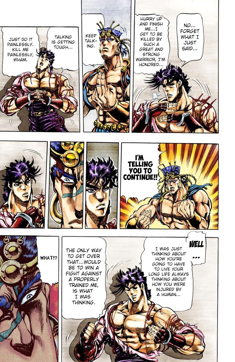 Read JoJo's Bizarre Adventure Part 2 Battle Tendency Official Colored Manga Online