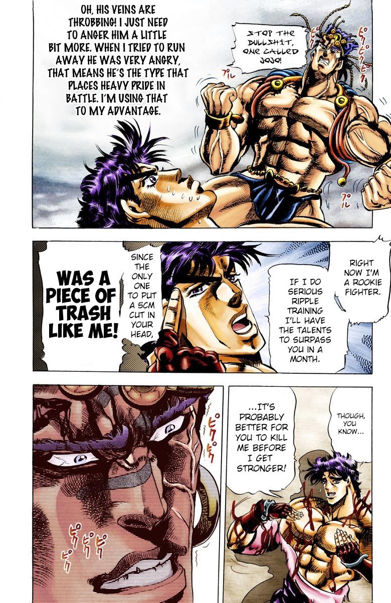Read JoJo's Bizarre Adventure Part 2 Battle Tendency Official Colored Manga Online
