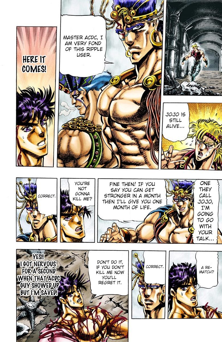 Read JoJo's Bizarre Adventure Part 2 Battle Tendency Official Colored Manga Online