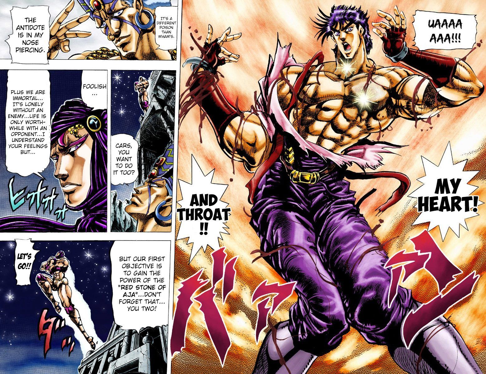 Read JoJo's Bizarre Adventure Part 2 Battle Tendency Official Colored Manga Online