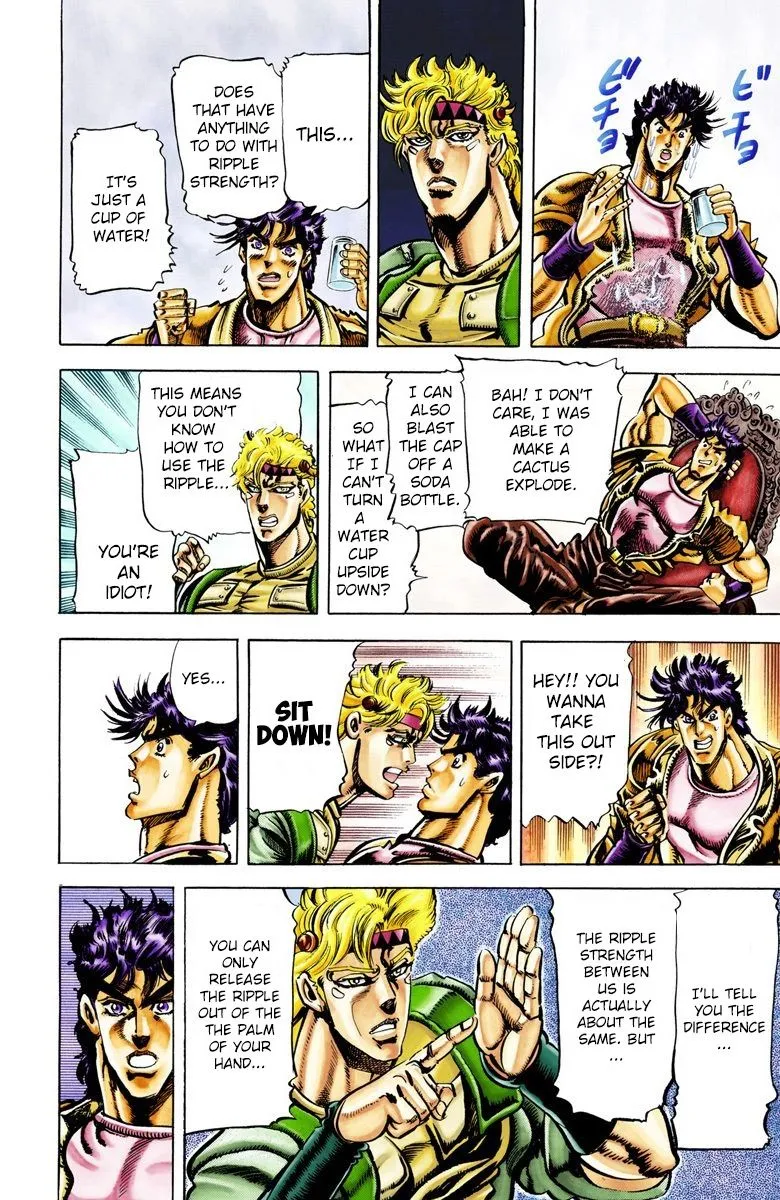 Read JoJo's Bizarre Adventure Part 2 Battle Tendency Official Colored Manga Online
