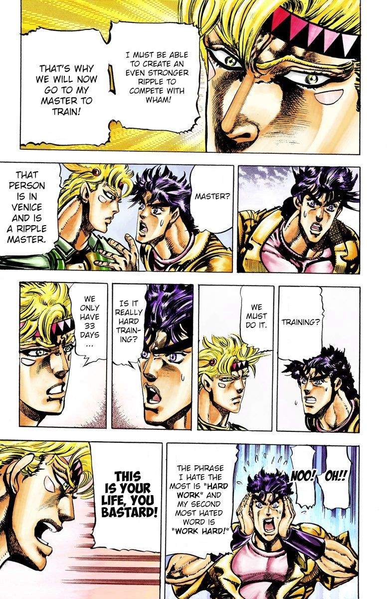 Read JoJo's Bizarre Adventure Part 2 Battle Tendency Official Colored Manga Online