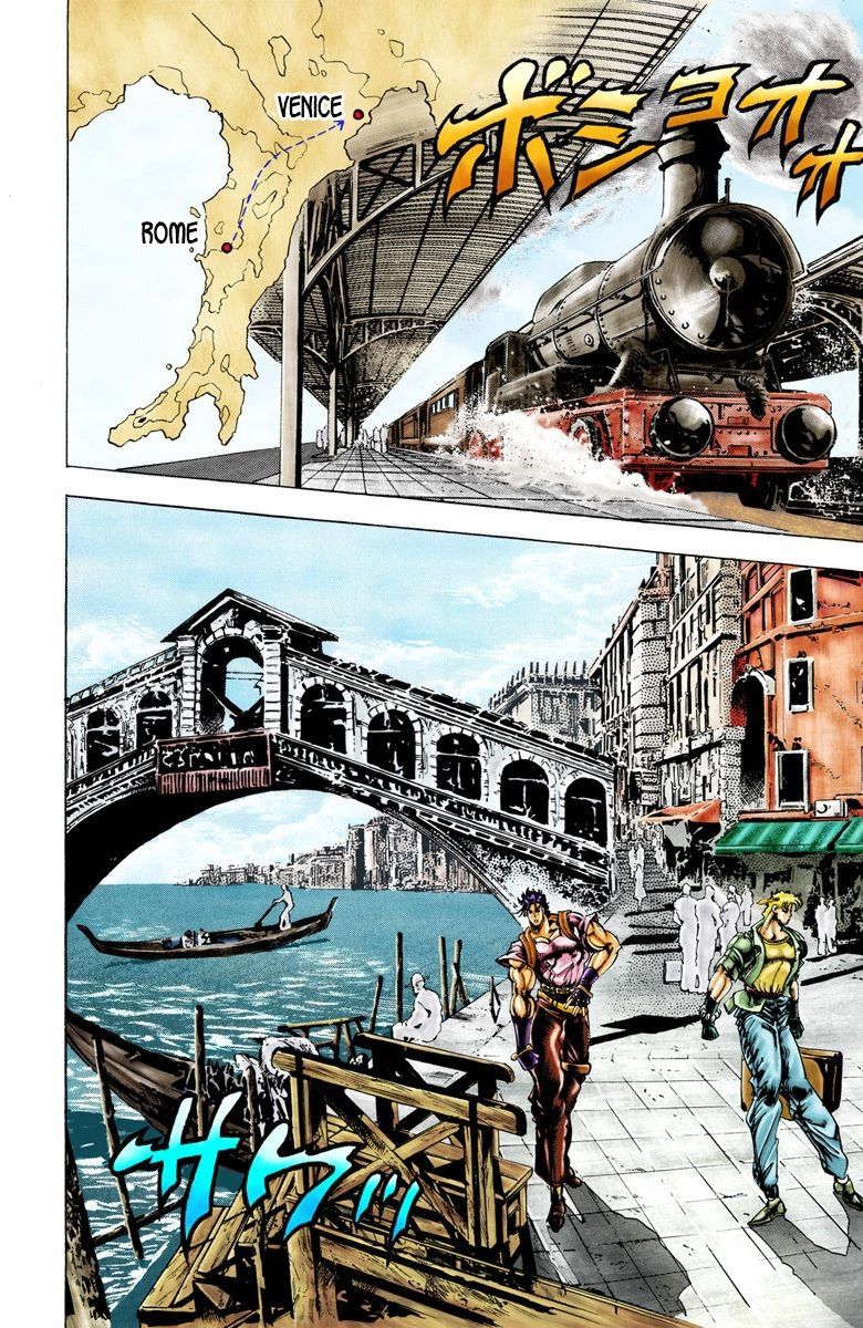 Read JoJo's Bizarre Adventure Part 2 Battle Tendency Official Colored Manga Online