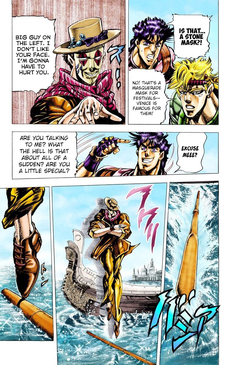 Read JoJo's Bizarre Adventure Part 2 Battle Tendency Official Colored Manga Online