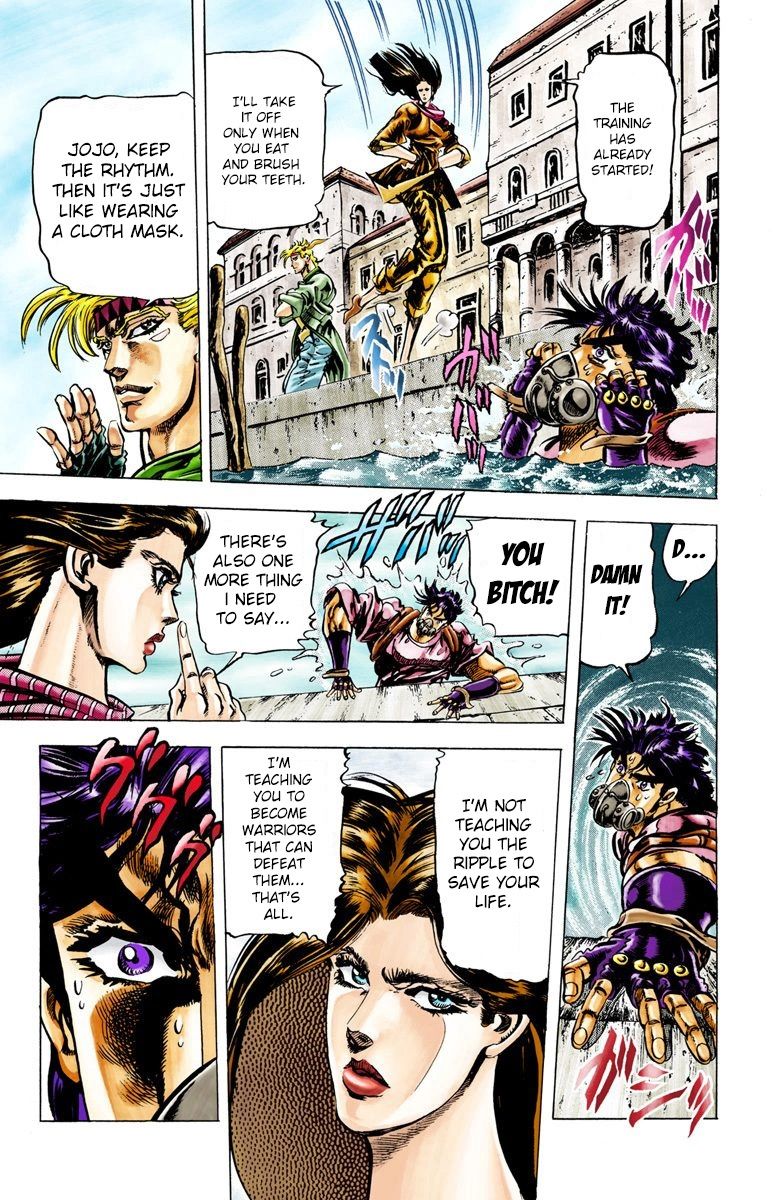 Read JoJo's Bizarre Adventure Part 2 Battle Tendency Official Colored Manga Online