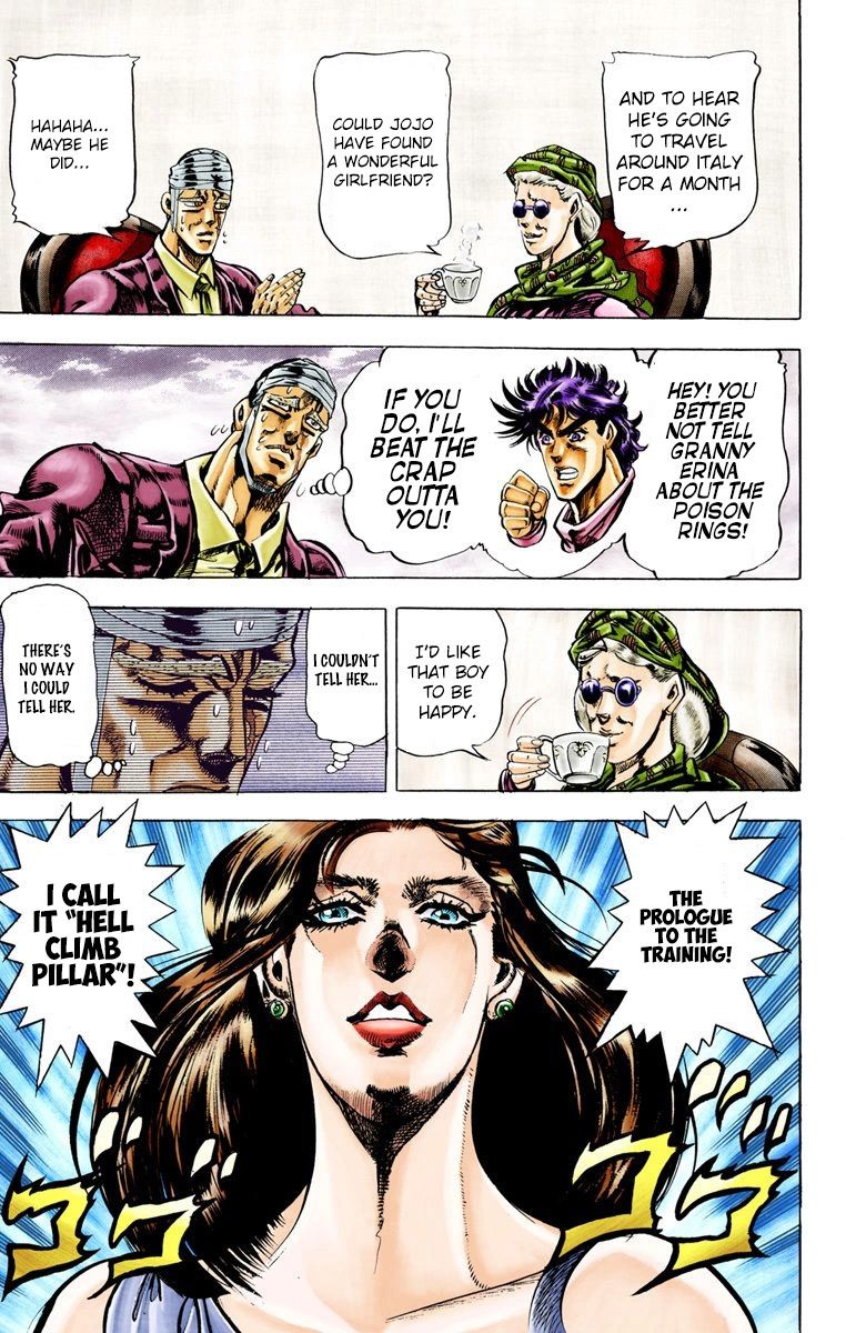 Read JoJo's Bizarre Adventure Part 2 Battle Tendency Official Colored Manga Online