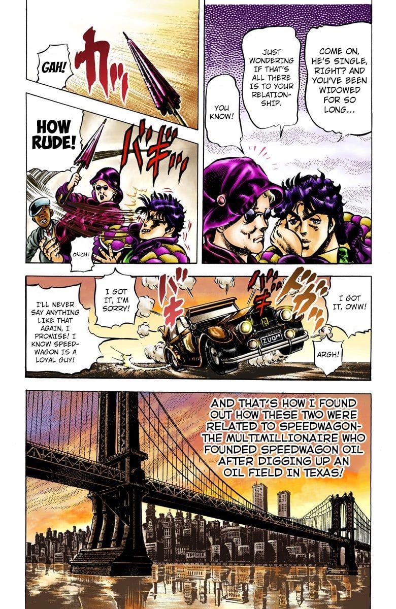 Read JoJo's Bizarre Adventure Part 2 Battle Tendency Official Colored Manga Online