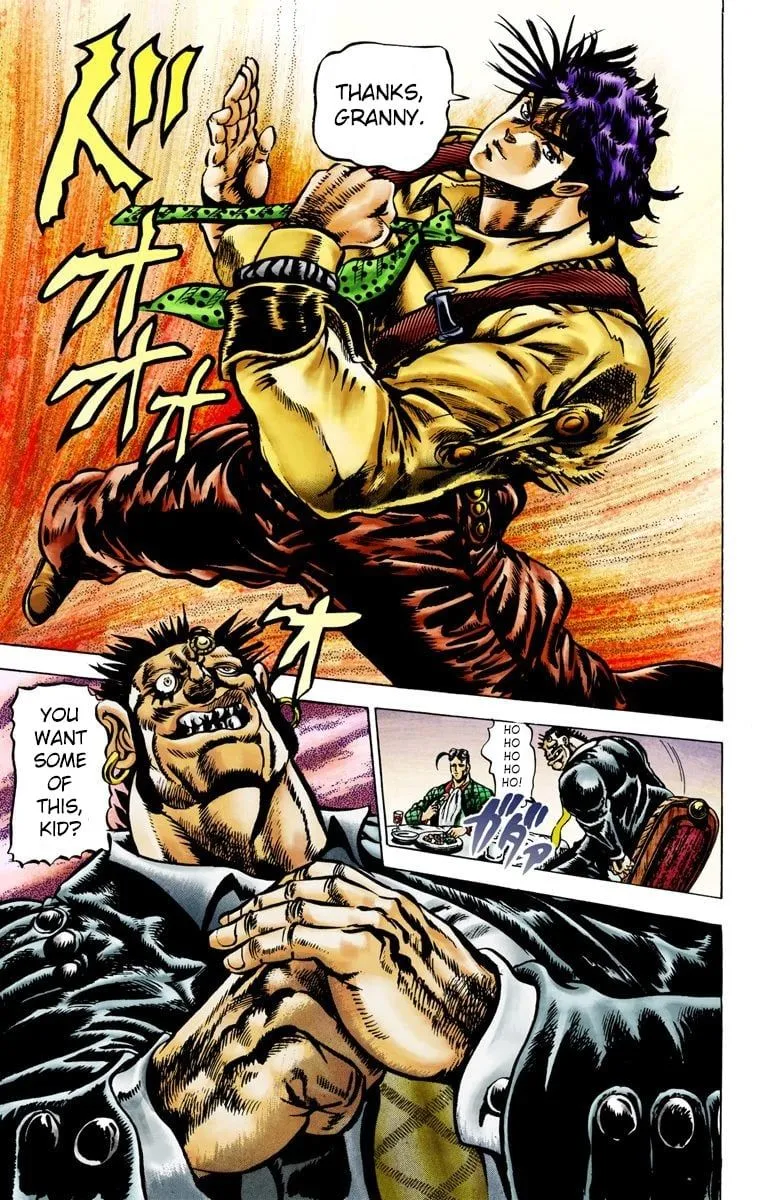 Read JoJo's Bizarre Adventure Part 2 Battle Tendency Official Colored Manga Online