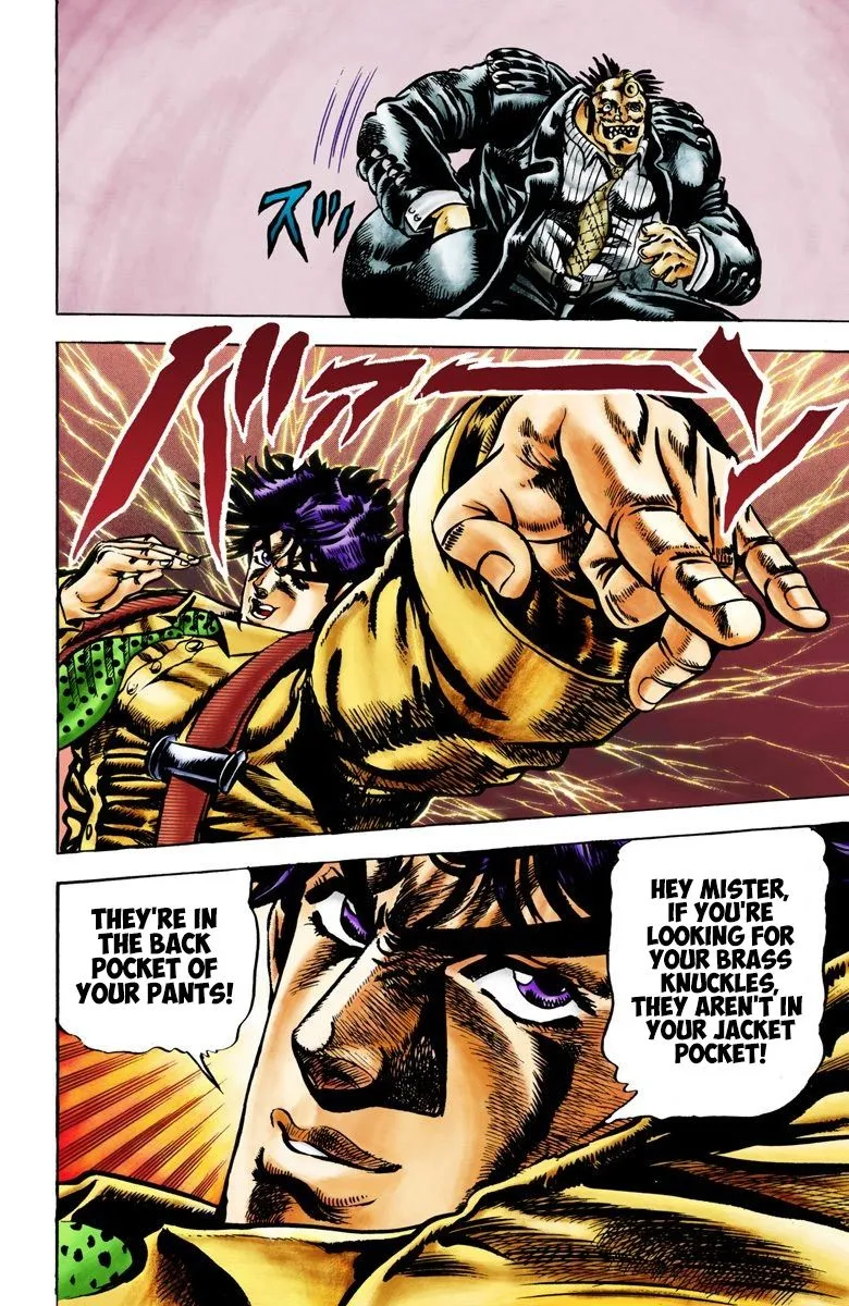 Read JoJo's Bizarre Adventure Part 2 Battle Tendency Official Colored Manga Online