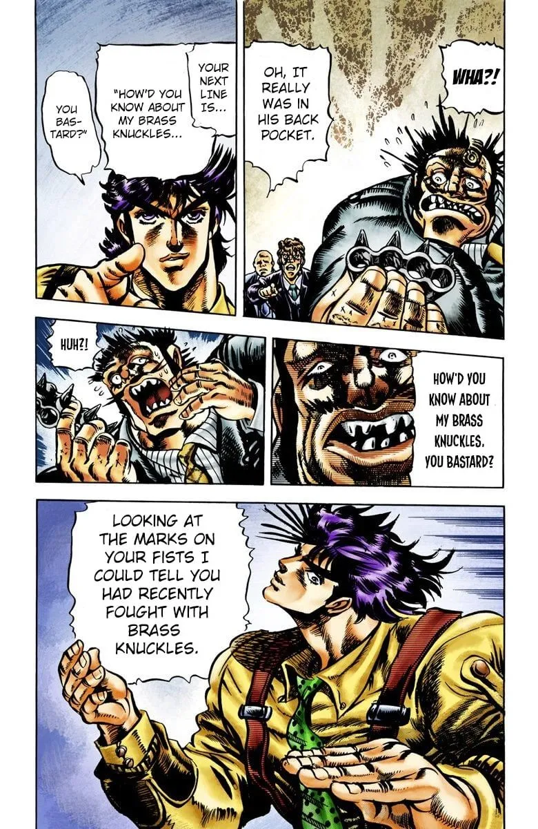 Read JoJo's Bizarre Adventure Part 2 Battle Tendency Official Colored Manga Online