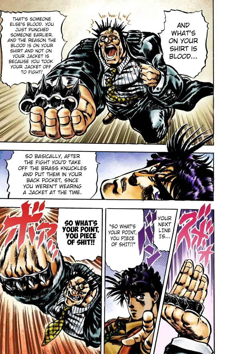 Read JoJo's Bizarre Adventure Part 2 Battle Tendency Official Colored Manga Online
